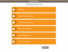 Tablet Screenshot of fastcashandtraffic.com